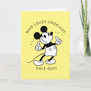 Carte Mickey Mouse   Mickey Mouse Qui aime la Cuisine
