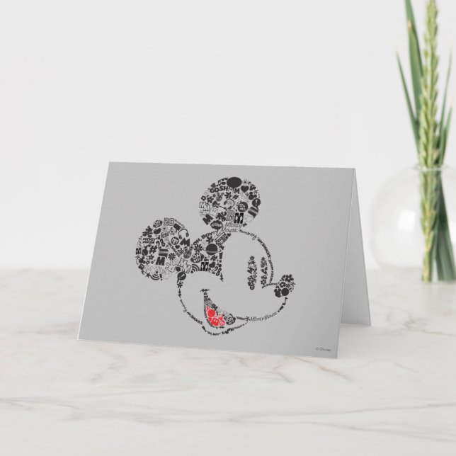 Carte Mickey tendance | Icônes et expressions (Devant)