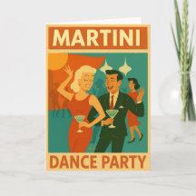 Mid Century Martini Dance Party