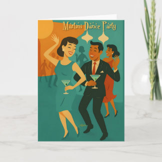 Carte Mid Century Martini Dance Party