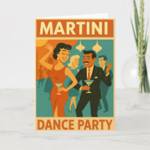 Mid Century Martini Dance Party