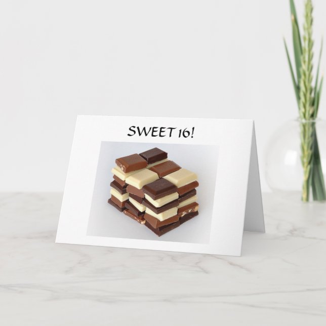 CARTE MIELLEUX 16 ! PLUS SUCRÉ CHAQUE JOUR (Devant)