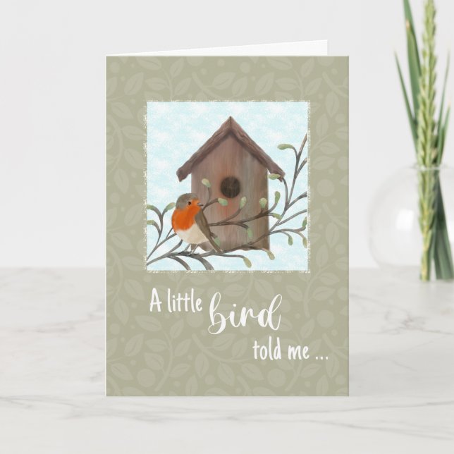 Carte Mieux bientôt Petit Oiseau et Niche  (Devant)