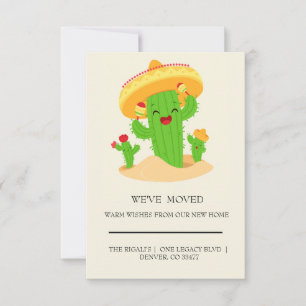 Carte mignon Cactus déménagement à domicile