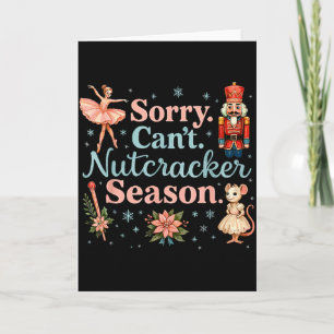Carte Mignon Désolé ne peut pas Costume de saison de Cas