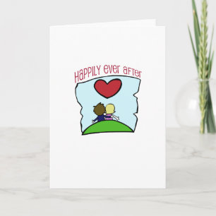 Carte Mignon, "heureusement pour toujours" épousant la