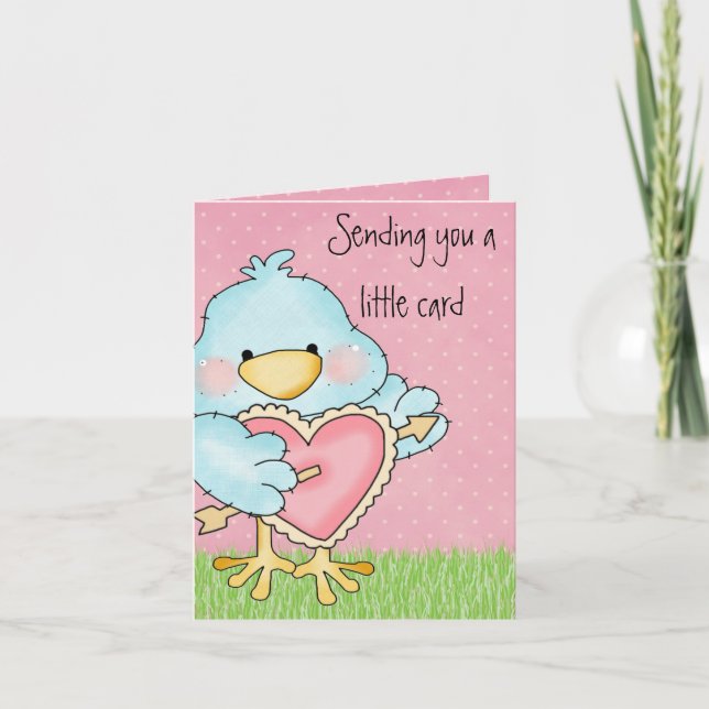 Carte mignonne de Saint-Valentin pour des enfants (Devant)