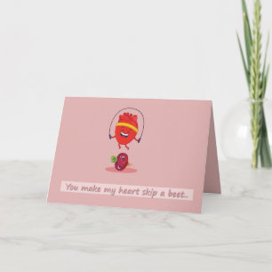 Carte Mignonne, drôle, Saint Valentin, jeu de mots, plai
