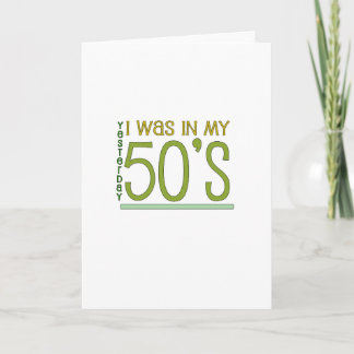 Carte Mignonne, "Hier" 60e anniversaire
