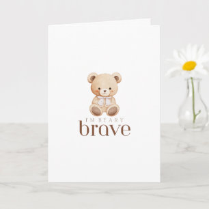 carte mignonne pour enfants malades du cancer avec