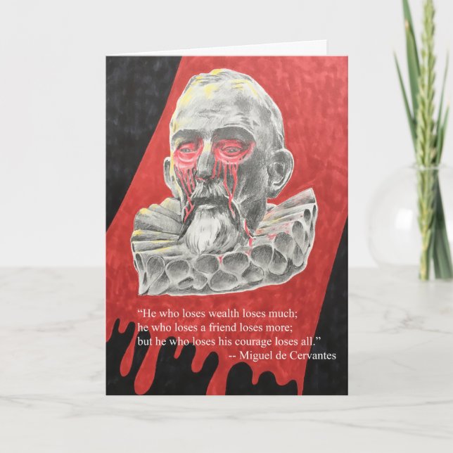 Carte Miguel de Cervantes (Devant)