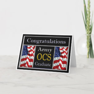 Carte militaire de félicitations d'obtention du