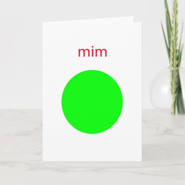 Carte mim (Devant)