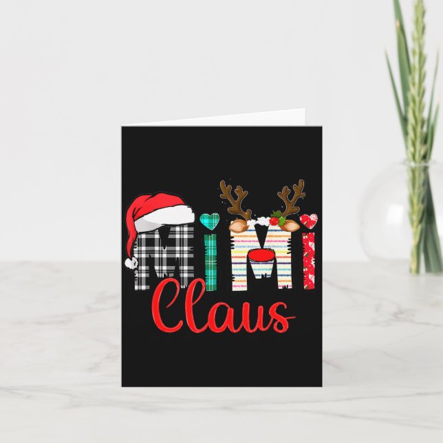 Carte Mimi Claus Reindeer Christmas  (Devant)