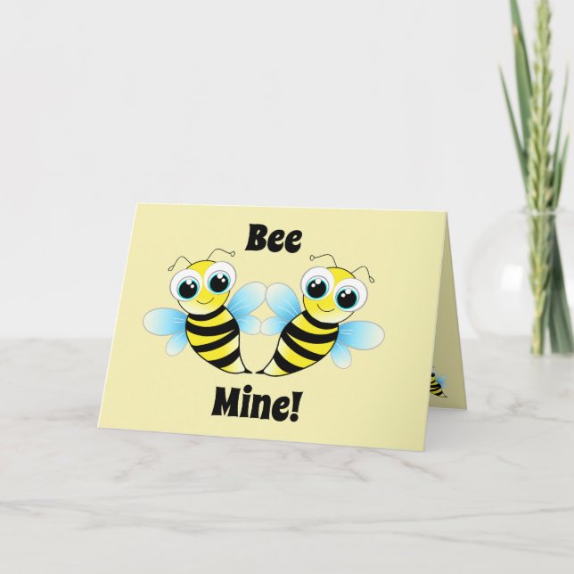 Carte Mine BEE - Saint-Valentin (Devant)