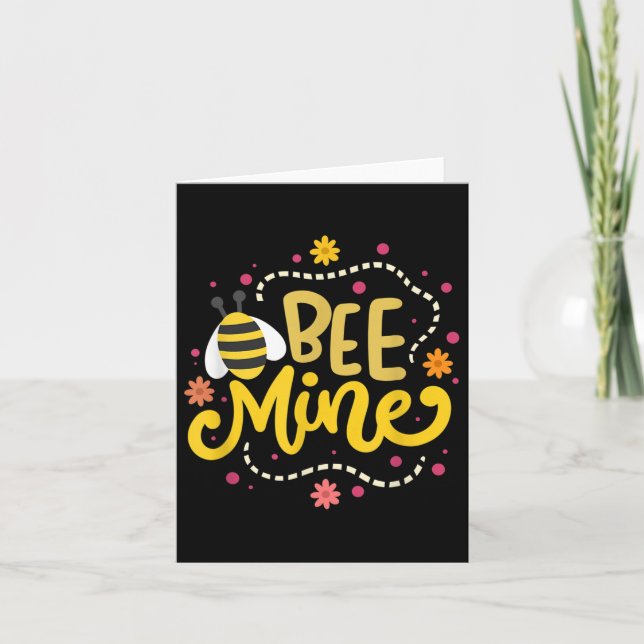 Carte Mine d'abeilles - Joyeuses citations de la Saint-V (Devant)