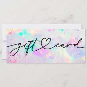 Carte minéral opal gemstone certificat cadeau