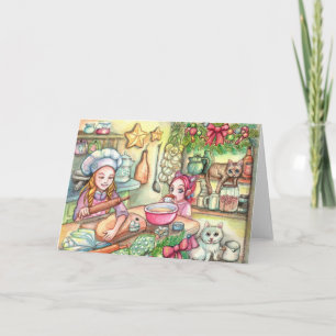 Carte Mini Chef dans la cuisine