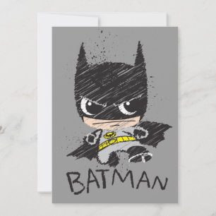 Carte Mini classique Batman Sketch