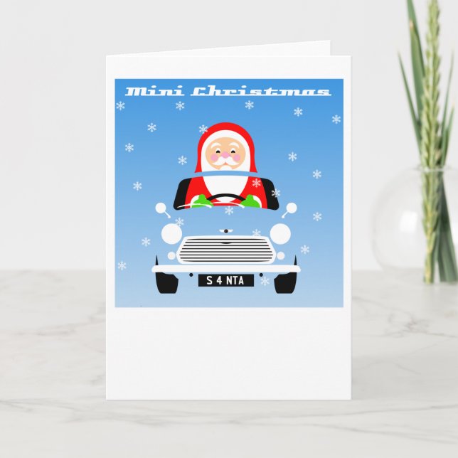 Carte Mini Xmas Père Noël classique d'origine (Devant)