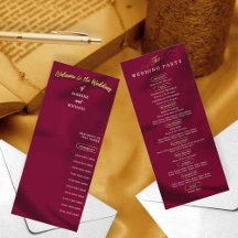 Minimal Chic Bourgogne et mariage d'or
