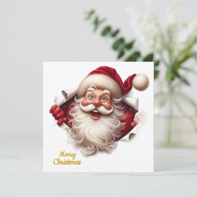Carte Minimal Christmas Postcard | Line Art Tree | Kalir (Debout devant)