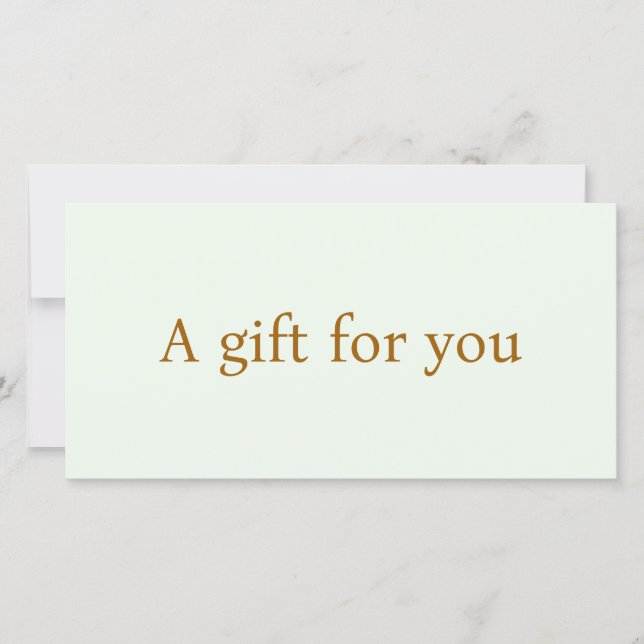 Carte Minimalist Elegant Light Pastel Festive Bold (Devant)