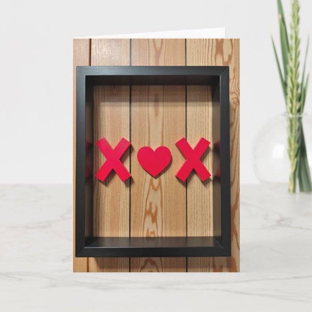 Carte Minimalist Love Xox Card (Devant)