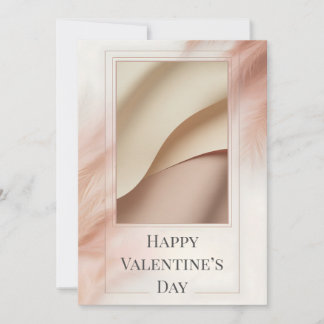 Carte Minimalist Photo Valentine Card