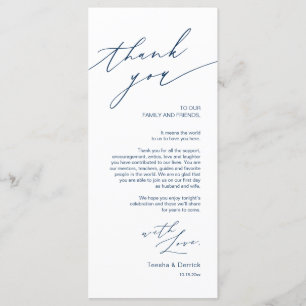 Carte minimaliste de réglage du Merci de réglage d