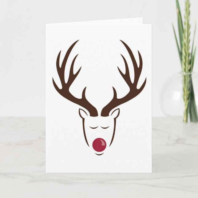 Carte minimaliste de vacances de Rudolf (Devant)