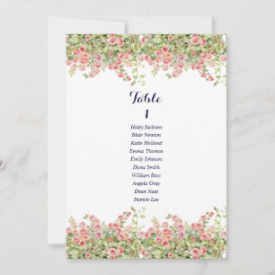 Carte minimaliste simple rose
