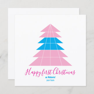 Carte Minimalistic First Trans Christmas