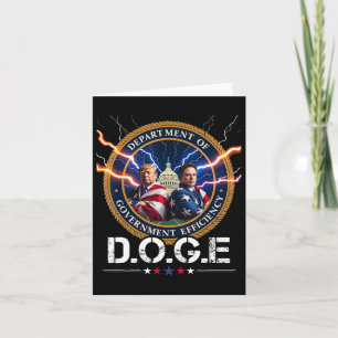 Carte Ministère De L'Efficacité Gouvernementale Doge Tru