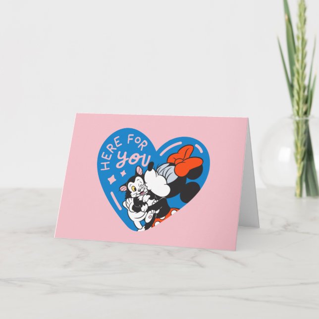 Carte Minnie et Figaro sont là pour vous (Devant)
