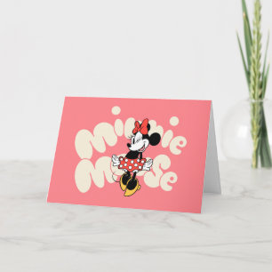 Carte Minnie Mouse Tourbillon à pois