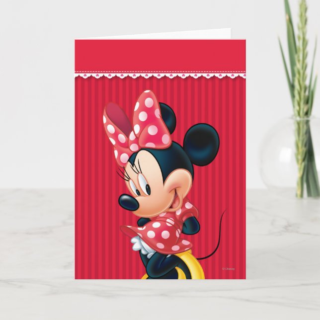 Carte Minnie | Pose timide (Devant)