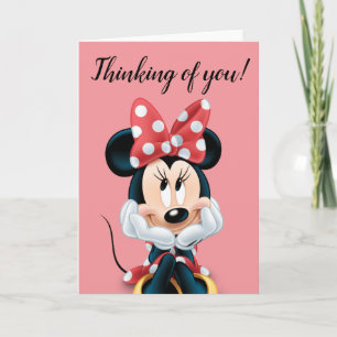 Carte Minnie Souris réfléchie