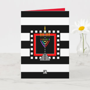 Carte Minorah Shabbat Shalom
