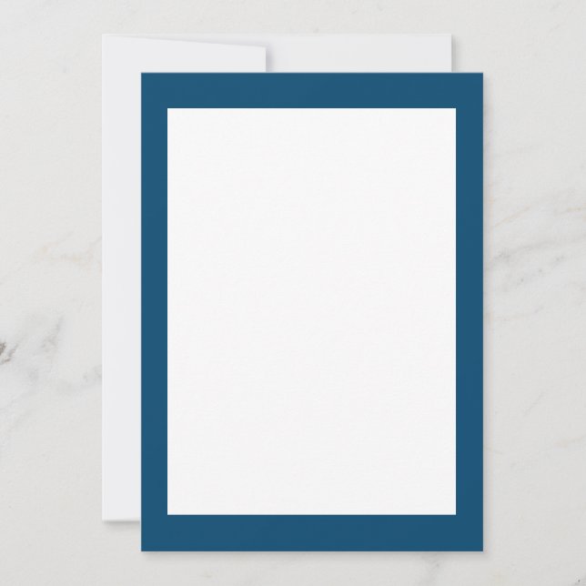 Carte Minuit Indigo Solid Color (Devant)