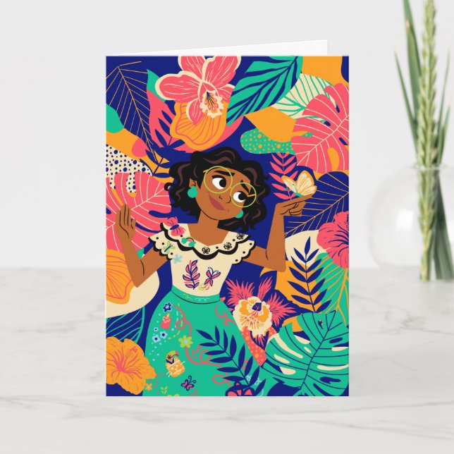 Carte Mirabel d'Encanto | Graphique floral (Devant)