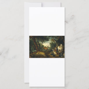 Carte Miracle de Saint Hubert par Peter Paul Rubens