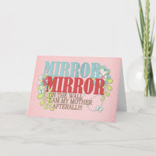 Carte Miroir au mur