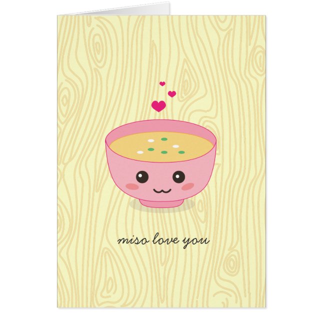 Carte Miso Love You (Devant)