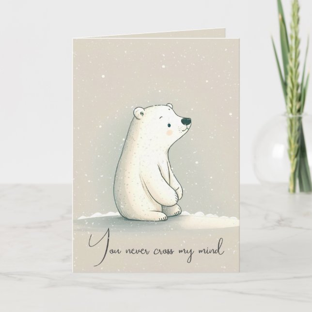 Carte Miss Ours Polaire (Devant)