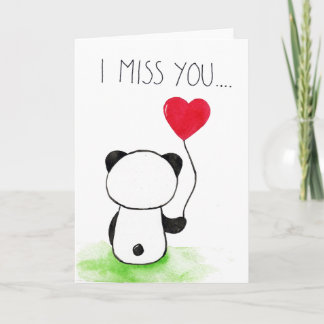 Carte Miss Panda