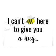 "Missing You : Can't BEE Here" Funny Bee Bug Card