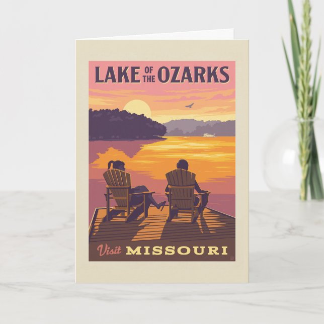 Carte Missouri | Lac des Ozarks (Devant)
