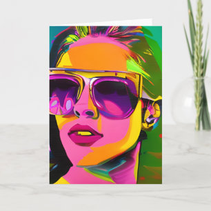 Carte Mlle.   Avoir un grand été