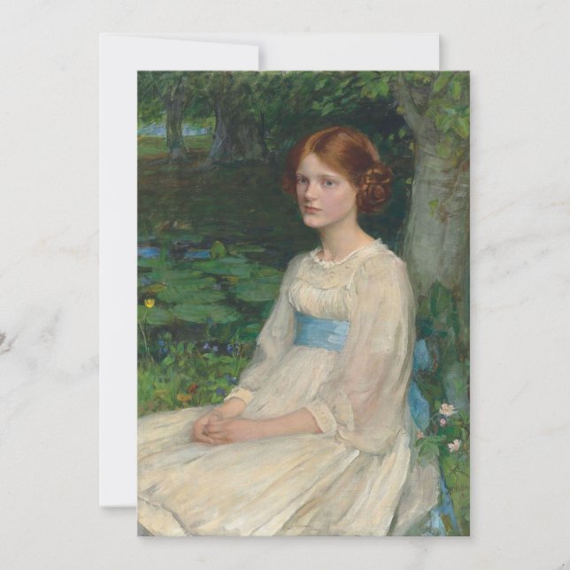 Carte Mlle Betty Pollock | John William Waterhouse (Devant)